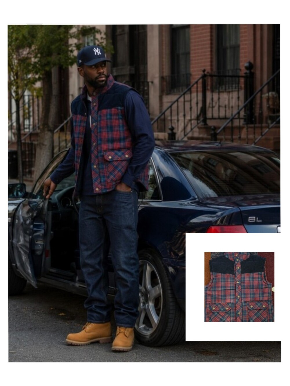 NWT Kane & Unke Men's Plaid Vest Size 2XL